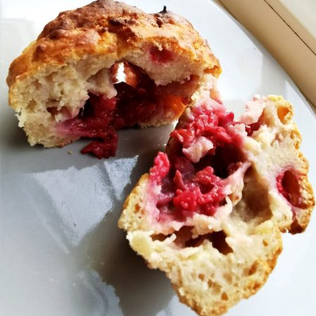 skinny raspberry muffins